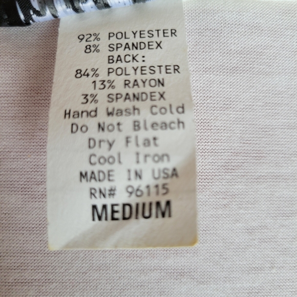 Double Take Ivory Off White Top Layered Front Short Sleeve Relaxed Fit Size M - Picture 11 of 11